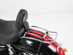 Solorack with backrest - chrome for Triumph Rocket III Roadster
