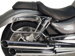 Saddlebag tube-carrier for leatherbags - chrome for Triumph Rocket III
