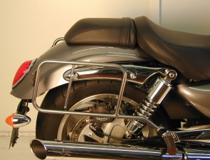Sidecarrier permanent mounted - chrome for Triumph Rocket / Rocket III Roadster