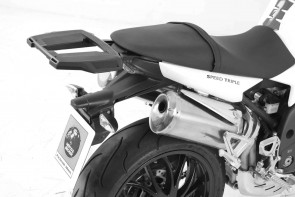 Alurack topcasecarrier – black for Triumph Speed Triple (1050) 2008-2010