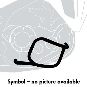 Engine protection bar incl. Protection Pad black for Triumph Speed Triple 1200 RS (2021-)