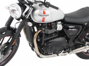 Engine protection bar - black for Triumph Street Twin (2016-)