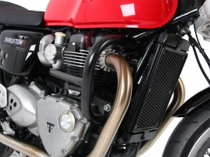 Engine protection bar - black for Triumph Thruxton / R from 2016