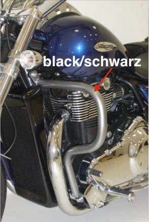 Engine protection guard - black for Triumph Thunderbird 1600 / 1700