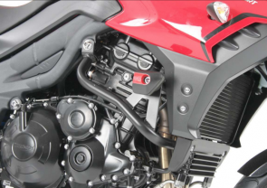 Engine protection bar - black for Triumph Tiger 1050 Sport from 2013