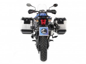 Sidecarrier Cutout stainless steel incl. Xplorer Cutout sideboxes for Triumph Tiger 800 XC / XCX / XCA (2015-)
