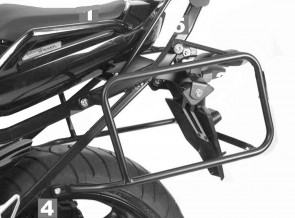 Sidecarrier permanent mounted - black for Yamaha FZ 1 Fazer