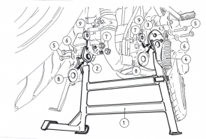 Center Stand for Yamaha FZ 6