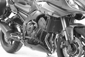 Engine protection bar - black for Yamaha FZ 8 Fazer