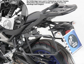 Sidecarrier permanent mounted - anthracite – in combination with rearrack for Yamaha MT - 09 until 2016