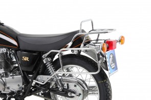 Side- and Topcasecarrierset – chrome for Yamaha SR 500