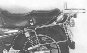 Side- and Topcasecarrierset – chrome for Yamaha XJ 650 1980-1981