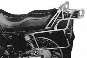 Side- and Topcasecarrierset – chrome for Yamaha XJ 750 Seca