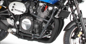 Engine protection bar - black for Yamaha XJR 1200 / 1300