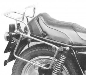 Side- and Topcasecarrierset – black for Yamaha XS 1100 S
