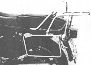 Side- and Topcasecarrierset – chrome for Yamaha XS 750