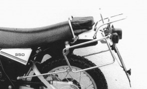 Side- and Topcasecarrierset – black for Yamaha XT 400 / 550