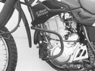 Engine protection bar - black for Yamaha XT 600 E from 1995