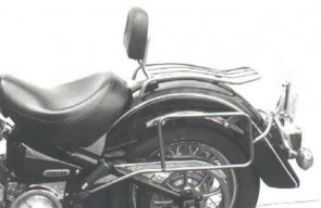 Sidecarrier permanent mounted - chrome for Yamaha XV 1600 Wild Star
