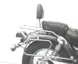 Saddlebag tube-carrier for leatherbags - chrome for Yamaha XV 535 from 1999