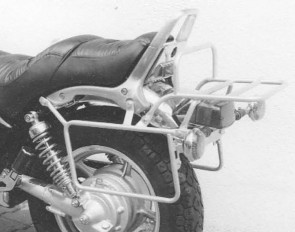 Side- and Topcasecarrierset – chrome for Yamaha XV 750 / 1000 Virago until 1991