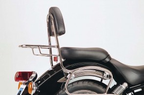 Sissybar with rearrack for Yamaha XVS 125 Drag Star