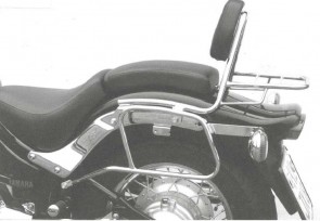 Sissybar without rearrack for Yamaha XVS 650 Drag Star