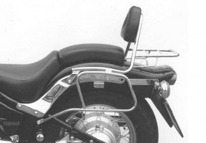 Sissybar with rearrack for Yamaha XVS 650 Drag Star
