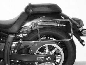 Sidecarrier permanent mounted - chrome for Yamaha XVS 950 A Midnight Star