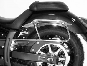 Saddlebag tube-carrier for leatherbags - chrome for Yamaha XVS 950 A Midnight Star